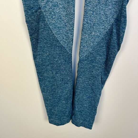 Gymshark Flex Seamless Leggings Workout Tights Heathered Blue Teal size S - Picture 12 of 15